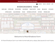 Tablet Screenshot of moonshadowsfarm.com